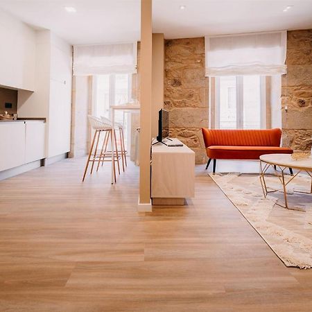 Apartamentos Rua Vella Caldas De Reis Bagian luar foto